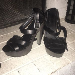 Mossimo Supply Co. ankle strap heels